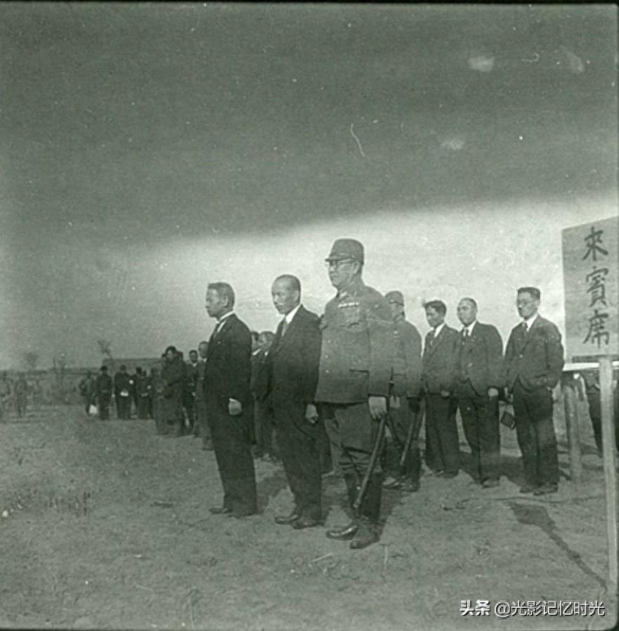 老照片：1940年--1941年石德铁路开通仪式（石家庄---德州）