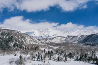 ​白雪纷飞，粉妆玉砌，俨然一幅水墨画卷！长白山的春雪就是这么美